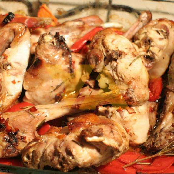 Запеченный кролик